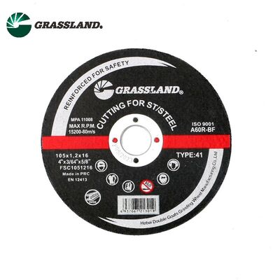 GRASSLAND 4 "discos de corte INOX 105 mm X 1,2 mm X 16 mm para corte sem contaminantes de aço inoxidável