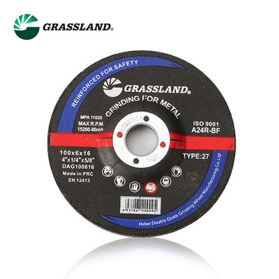 4 InX1/4 In.X5/8 dentro. Tipo 27 roda de moedura do metal do abrasivo