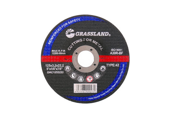 Centro comprimido 125mm disco de corte abrasivo de moedura agressivo de 5 ″