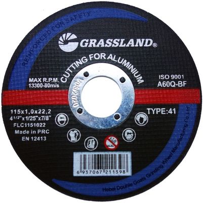 Horizontalmente 115mm 4-1/2x0.040x7/8 dentro. Metal abrasivo do Kerf fino que corta discos