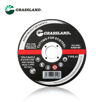 125X1.6mm Inox abrasivo metal de 5 polegadas que corta discos
