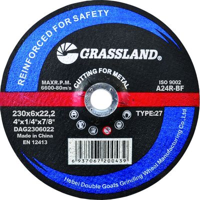 Discos de moedura de lustro abrasivos de 9 polegadas 2300X6.5X22.23mm