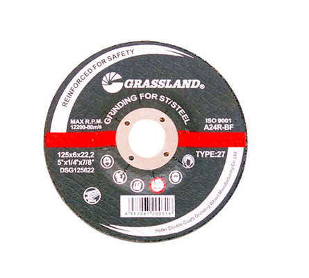 Rodas eliminadas de moedura de aço inoxidável da pastagem 125X6mm
