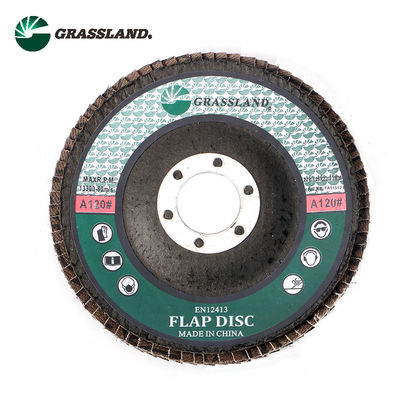 4-1/2 dentro. 120 roda de disco da aleta de Grit Polishing Aluminum Oxide 27