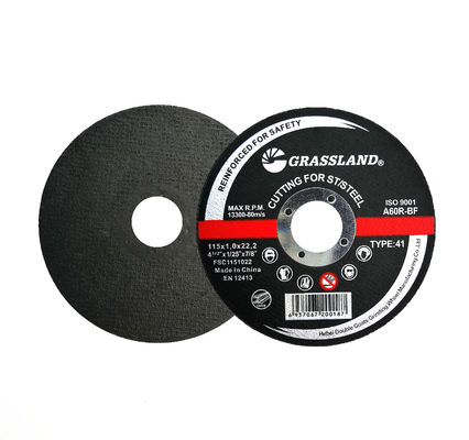 4-1/2 discos de corte de aço inoxidável T41 115mm de " X3/64 " X7/8 de”