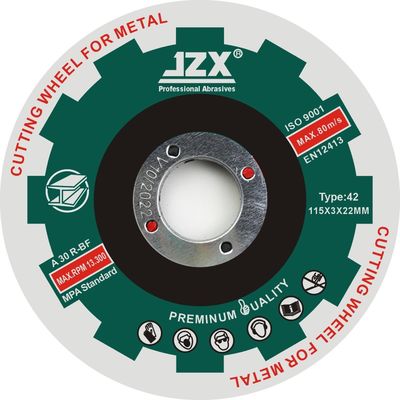discos T42 de corte de aço inoxidável de 115x3x22.2mm