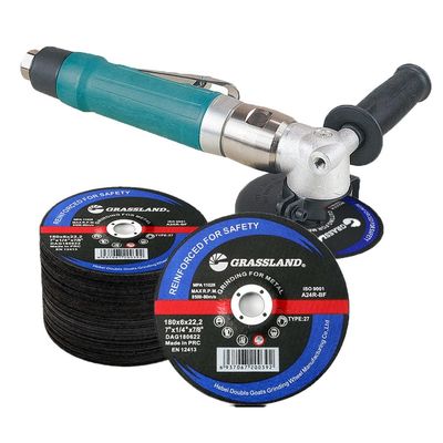 Discos de moedura do metal da espessura do moedor de ângulo T27 180x6mm