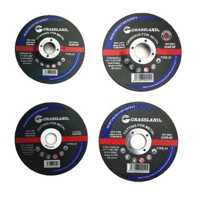 EN12413 abrasivo eliminado metal de 4 polegadas que corta discos para industrial