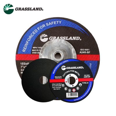 O metal reforçado 5 polegadas da fibra de vidro eliminou discos 125 x 3,2 x 22Mm
