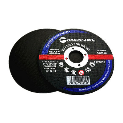 O moedor de ângulo Metal Cutting Abrasive comprimiu o disco de roda da moedura do centro