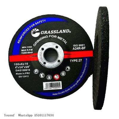 4&quot; X 1/4&quot; X 5/8&quot; moedor En 12413 discos de corte abrasivos
