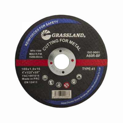 Discos de Corte de Metal de 4 polegadas para Cortes Retos e Sem Lascas 100mm x 1mm x 16mm Disco Contínuo Lâmina Abrasiva de Óxido de Alumínio Resistente 80 m/s