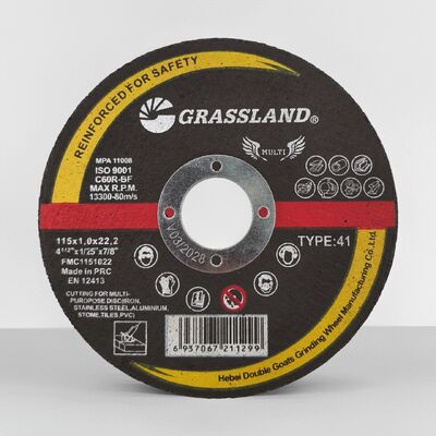 115mm Multi Purpose Disc Resin Bonded Cutting Wheel for Angle Grinder High Speed Cutting of Steel Stainless Steel and Thin Wall Tubes