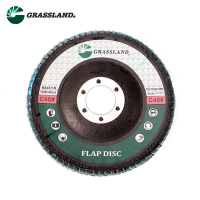 óxido de alumínio 60 Grit Angle Grinder Flap Disc de 115X22mm