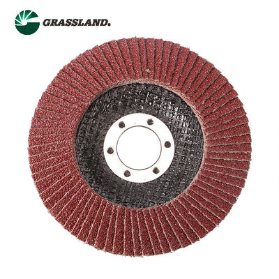 óxido de alumínio 60 Grit Angle Grinder Flap Disc de 115X22mm