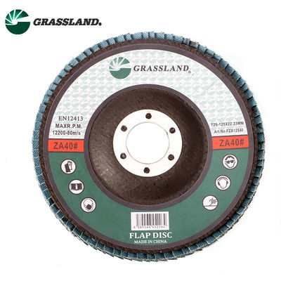 disco da aleta de 115mm 60 Grit Zirconium Angle Grinder Sanding