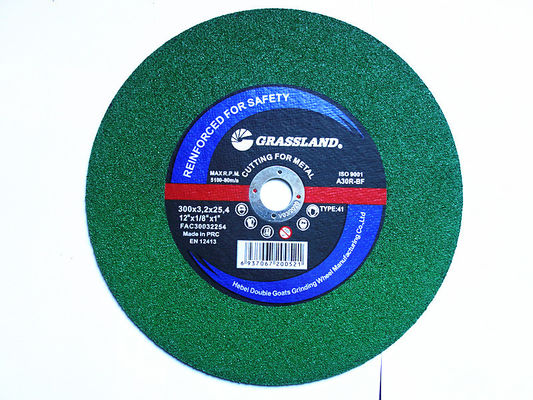 300mm 12&quot; moedor de ângulo de corte de aço Cut Off Wheel do metal