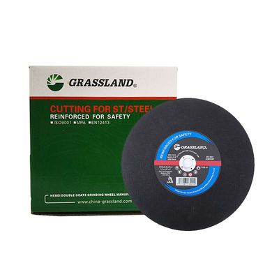 Roda eliminada abrasiva lisa da polegada 355mm do aço carbono 14