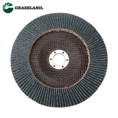 Roda de disco abrasiva da aleta do zircônio da polegada 180mm da pastagem 7