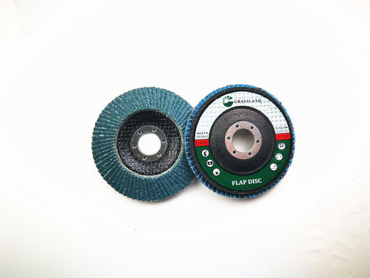 Discos de lixamento da aleta de alumínio de aço inoxidável da zircônia de 115mm