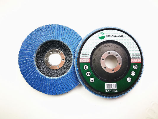 125mm 40 rangem 80 grãos dobram discos de Polishing Zirconia Flap do moedor