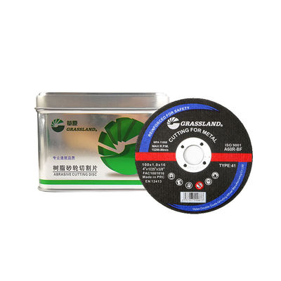 Moedores de ângulo direito do aço carbono 4" metal abrasivo que corta discos
