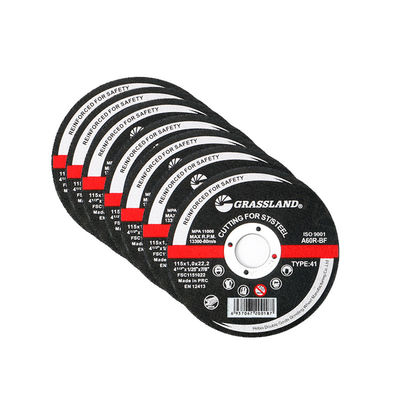 Tipo liso 4-1/2” 1mm discos de corte de aço inoxidável de 4,5 polegadas