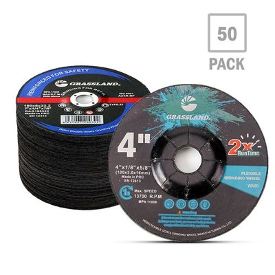 100x3x16mm 4 polegadas T42 comprimiu discos do corte de centro