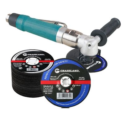 Tipo 27 roda eliminada metal de 180x6.0x22.23mm para o moedor de ângulo