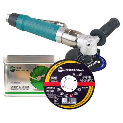 Moedor de ângulo 7/8 em discos de corte de aço inoxidável de 115mm