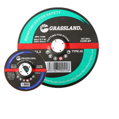 4in 100mm x 6.0mm x 16mm ligou rodas de moedura abrasivas para o metal