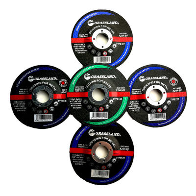 OEM 4,5 na espessura 24 Grit Angle Grinder Grinding Discs de X 6mm