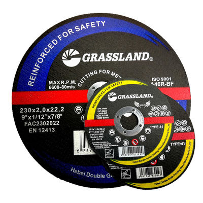 9 metal eliminado de Abrasive Wheel For do moedor de ângulo do MPA da polegada 230x2.5mm