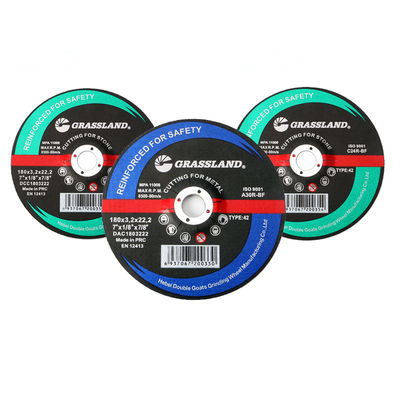 7 aço do metal de Abrasive Wheel For do moedor de ângulo da polegada 180x3.0x22.2mm