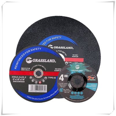 Roda de moedura do MPA EN12413 Inox da pastagem do metal de 230 x de 3 x de 22.23mm