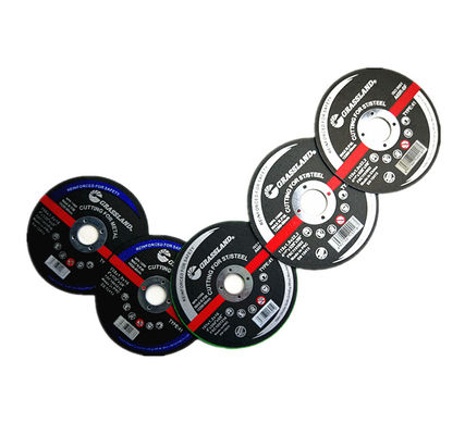 GRASSLAND Discos de moagem de aço inoxidável de 4 polegadas com alumínio fundido monocristalino 100 mm x 3,2 mm x 16 mm