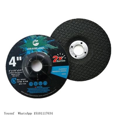 Ranja 46 discos de moedura de um Inox de 4 polegadas para de aço inoxidável