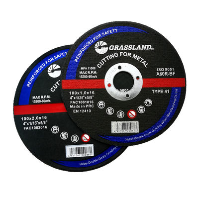 24# Grit Abrasive Metal 100x1.2x16mm Inox que corta discos para de aço inoxidável