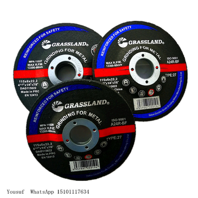 5&quot; metal tipo 27 da roda de moedura do abrasivo de 125 x de 6 x de 22.23mm