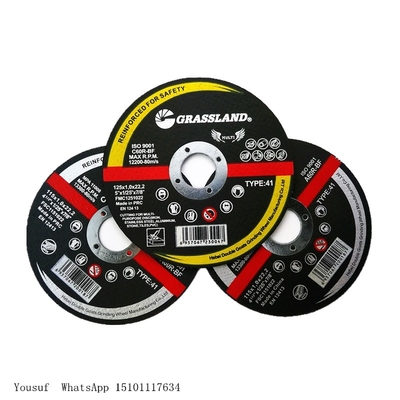 Moedor de ângulo Metal Cutting Disc de 9 polegadas 230mm x 3mm x 22.2mm horizontalmente