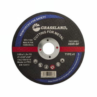 Discos de Corte de Metal de 4 polegadas para Cortes Retos e Sem Lascas 100mm x 1mm x 16mm Disco Contínuo Lâmina Abrasiva de Óxido de Alumínio Resistente 80 m/s